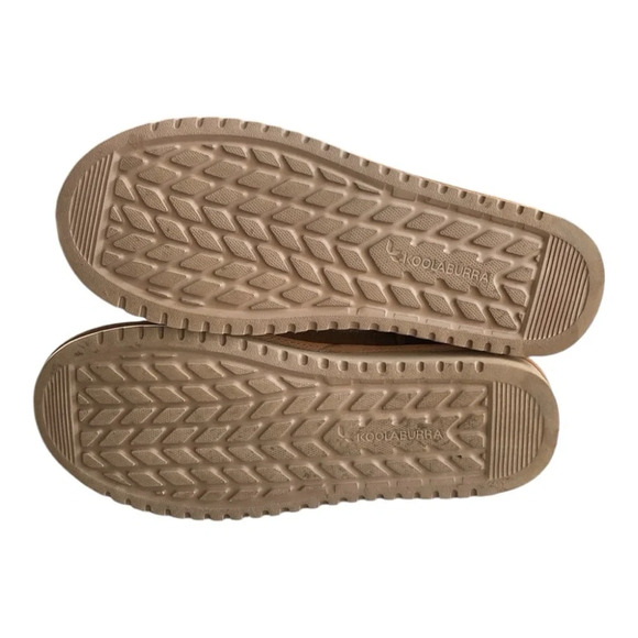 Koolaburra by Ugg Dexi Mini Women's Sze 8 Saddle Brown Faux Fur Lining Ankle EUC - Picture 4 of 9